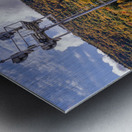 Autumn Rails in Lehigh Gorge State Park Metal print
