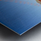 Golden Gate Bridge in San Francisco in spring  Impression metal