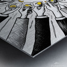 Cheers in Ink: Hand-Drawn Celebration Artwork Metal print