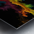 Flowing Spectrums: The Dance of Color and Light Metal print