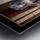 Regal Women Adorned In Opulent Gowns And Veils Mesmerizing AI Concept Art by Xzendor7 Metal print