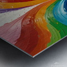 Abstract Art Palette: A Symphony of Vibrant Hues Metal print