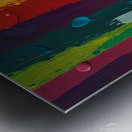 Abstract Art Palette: A Symphony of Vibrant Hues Metal print