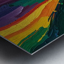 Abstract Art Palette: A Symphony of Vibrant Hues Metal print