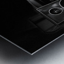 Everyday Lifes Moments -Distant Memories in Black and White Metal print