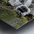 Winters Secret Waterfall in the Scottish Highlands Metal print