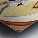 Twilight Wanderer Rabbit Metal print