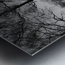  Winters Light and Shadow in the Scottish Highlands Metal print