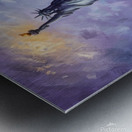 a mesmerizing impressionist painting capturing th Metal print