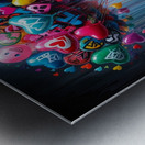  Dreams That Take Flight: A Surreal Journey in Color Metal print