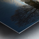 Winter Sun in the Scottish Highlands  Metal print