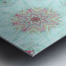 Abstract Geometric Pastel Pattern Metal print