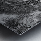 Everyday Lifes Moments- Deep Winter in the Scottish Highlands in black an Metal print