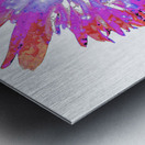 Abstract Pink Purple  and Blue Daisy  Metal print