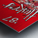 1987 Nebraska Cornhusker Marching Band Art Metal print