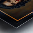 A Timeless Classic Portrait of Glamour Sophistication And Beauty Mesmerizing AI Concept Art by Xzendor7 Metal print