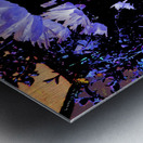 Cool Rocking Surreal Daises  Metal print