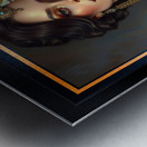 Alycia: A Vision of Classic Elegance in Opulent Golden Adornments MEsmerizing AI Concept Art by Xzendor7 Metal print