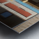 Motorcyclist Metal print