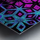 Abstract Vibrant Bold Kaleidoscope Pattern Metal print