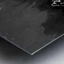 Abstract Monochrome Ocean Metal print