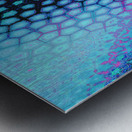 Abstract Hexagonal Pattern Metal print