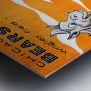 1960 Chicago Bears vs. Baltimore Colts Cover Art Metal print