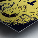 vintage toledo campus art Metal print