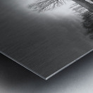 Scenes from the Trail-Winter Birch Tree Reflections in the Scottish Highlands  Metal print