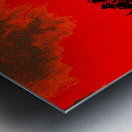 Larger Abstract Melting Forest  Metal print