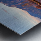 Flatirons Sunrise Reflections Light Panorama Boulder Colorado  Metal print