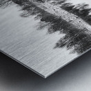 Winters Cold Reflections in the Scottish Highlands  Metal print