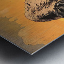 Vintage Buffalo Art by Fred Ludekens Metal print