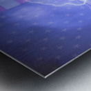 American Oil Field Metal print