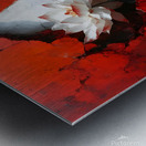 White and red Metal print