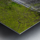 Water of Leith Weir in Dean village - Edinburgh - SCOTLAND Metal print