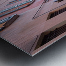 Colorful houses in Brescia - ITALY Metal print