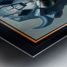 Ancient Forces Test The Fate And Power Of The Windicott Sorcerer Astounding AI Concept Art by Xzendor7 Metal print