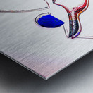 Mountain time. Metal print