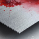 Fiery Sunset Landscape Metal print