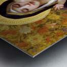 william-adolphe bouguereau - The Virgin of the Lilies . 1899 Metal print