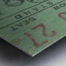 1976 West Campus Cougars vs. Southside Cardinals Metal print