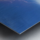 Rocky Mountain Foothills Lightning Strikes Metal print