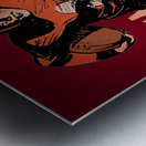 1930s Virginia Tech Football Art Remix Metal print