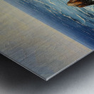 CRAGGY ROCKS ON SHORE Metal print