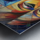 Abstract Faces Metal print
