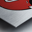 1975 OU Sooners Football Helmet Art Metal print