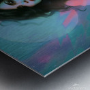 Woman seeking Shelter Metal print