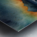 Leonardo Lightning XL Water color style for sea a Metal print