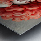 Lady In Red Metal print